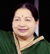 Tamil Nadu chief minister J Jayalalithaa